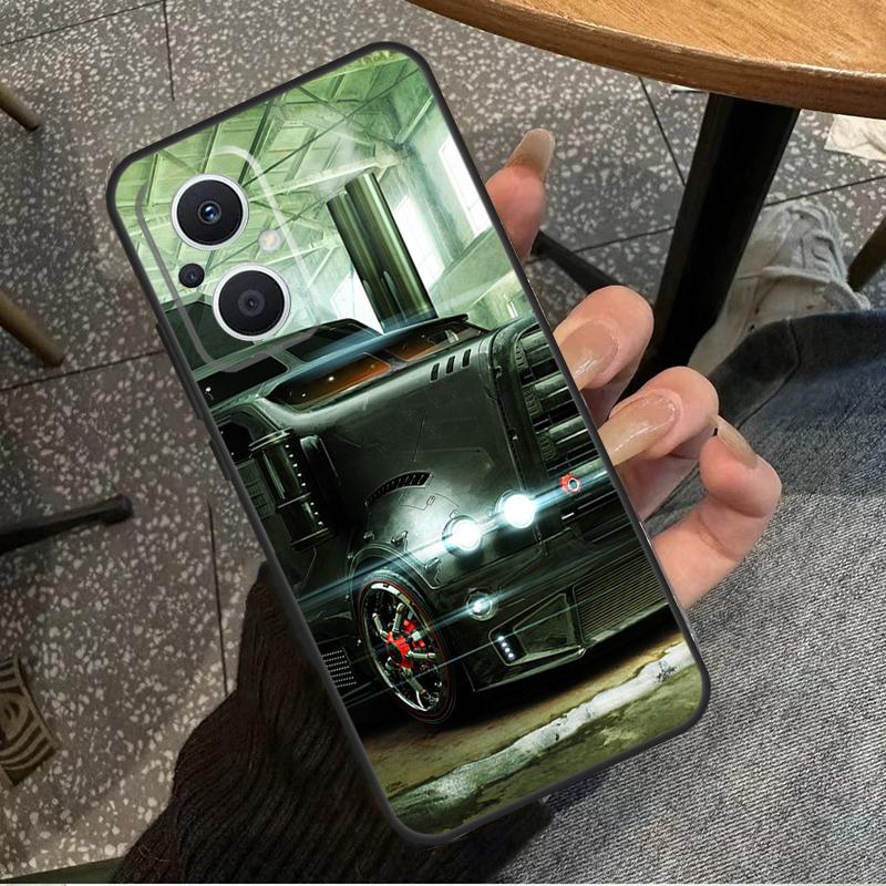 Cool Heavy Truck Car Case For OPPO Reno 7 8 10 Pro 8T 2Z 4Z 5Z 6 Lite OPPO Find X6 Pro X2 X5 Lite X3 Neo Cover
