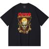 230 g/m² 100% Bavlna T-shirt Heavy Metal Rocková Kapela Tisk Populární Hudby Unisex Těžký Bavlněný T-shirt