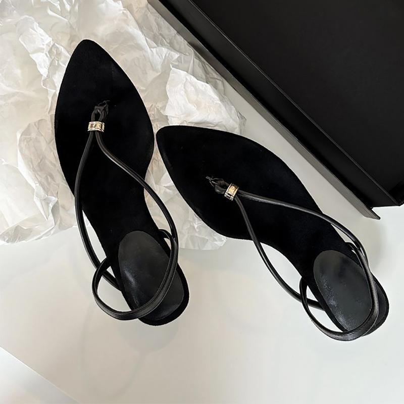 Fashion Pointed Toe Women Sandals Casual Flats Shoes Fashion Clip Toe Shoes Woman Walking Cozy Sandals 2025 Summer Dress Zapatos Female