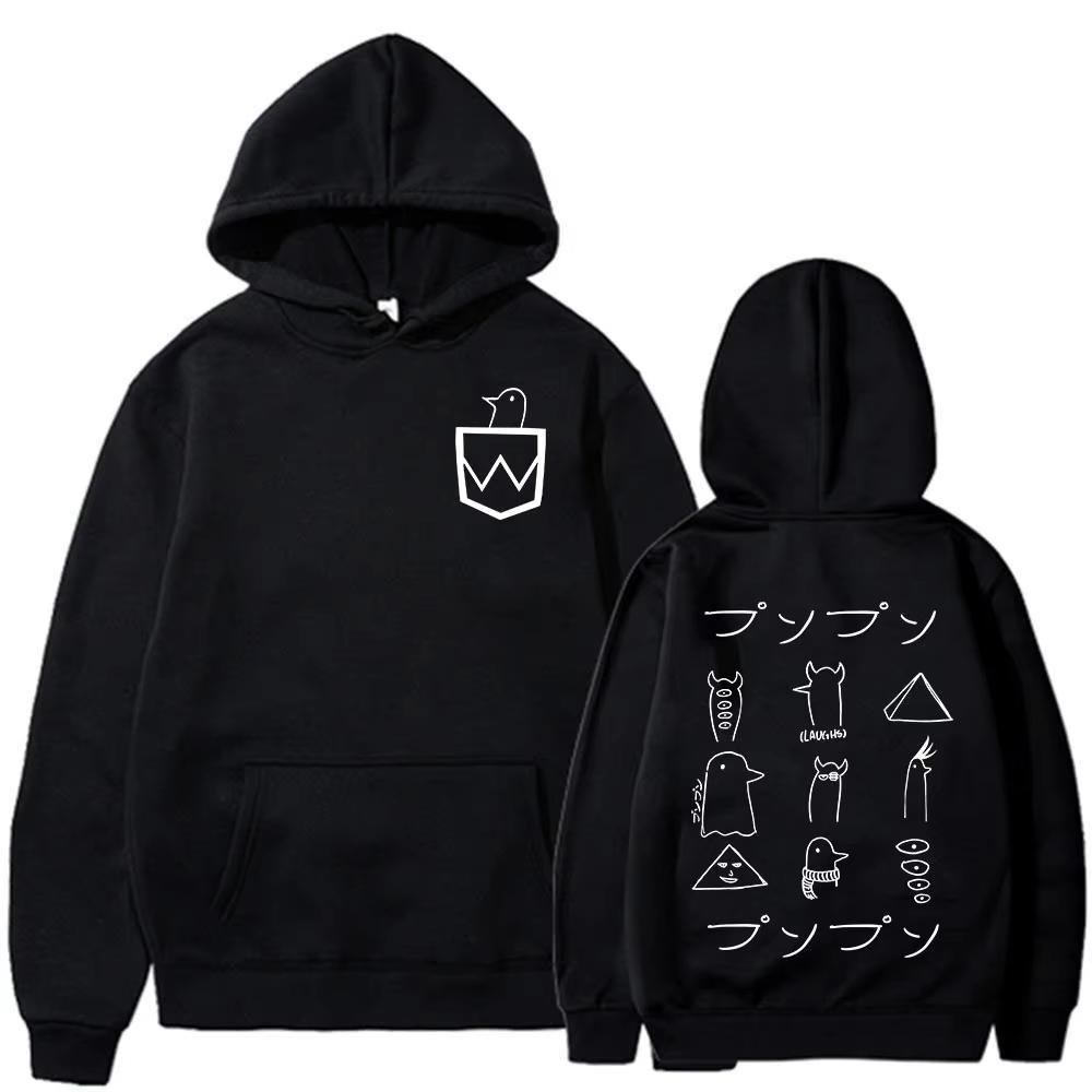 Oyasumi Gute Nacht Punpun Aiko Tanaka Manga Hoodie, Unisex Mode Lässiger Pullover Langarm Lockerer Pullover Hoodies