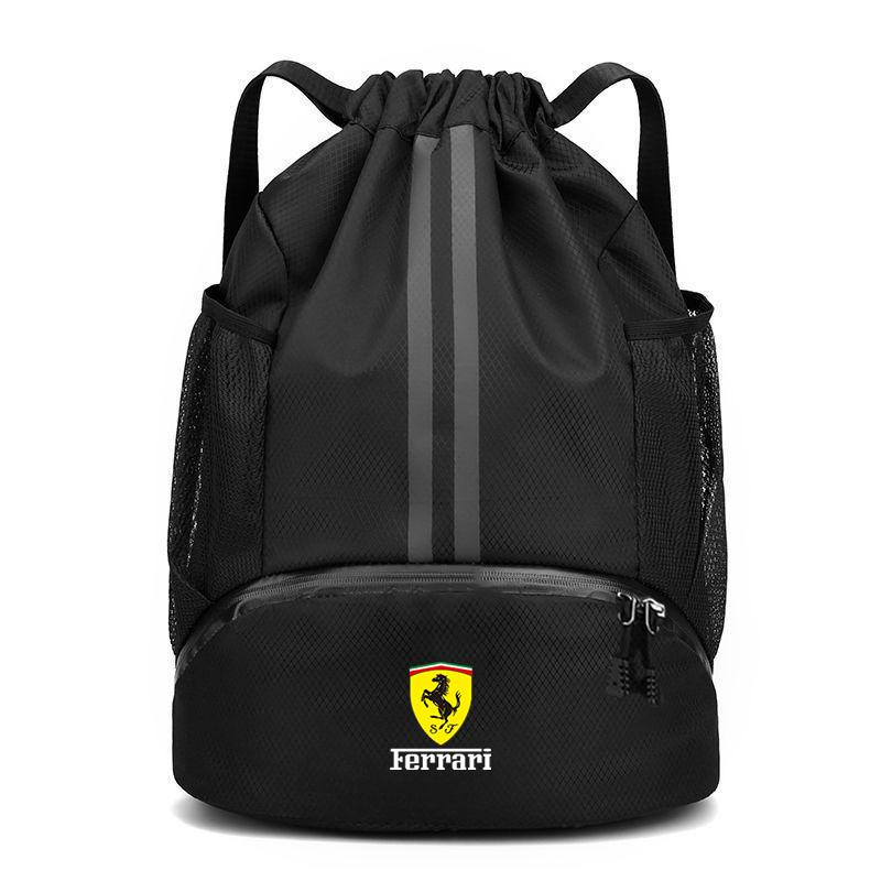 Gym Bag Fitness Backpack Women Men Basketball Backpack Outdoor Training Drawstring Sports Knapsack For Ferrari SP1 812 F40 SF90
