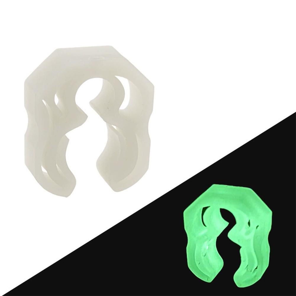 Scuba Diving Quick Release Pipe Clamp Pressure Gauges Hose Hanging Holder Second-stage Luminous Fixed Hook BCD Accessorie