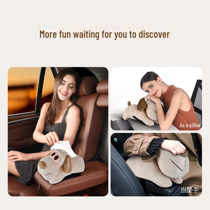 Aichewu Carino Cartone Animato Auto e Casa Scatola Fazzoletti Accessorio Doppio Uso