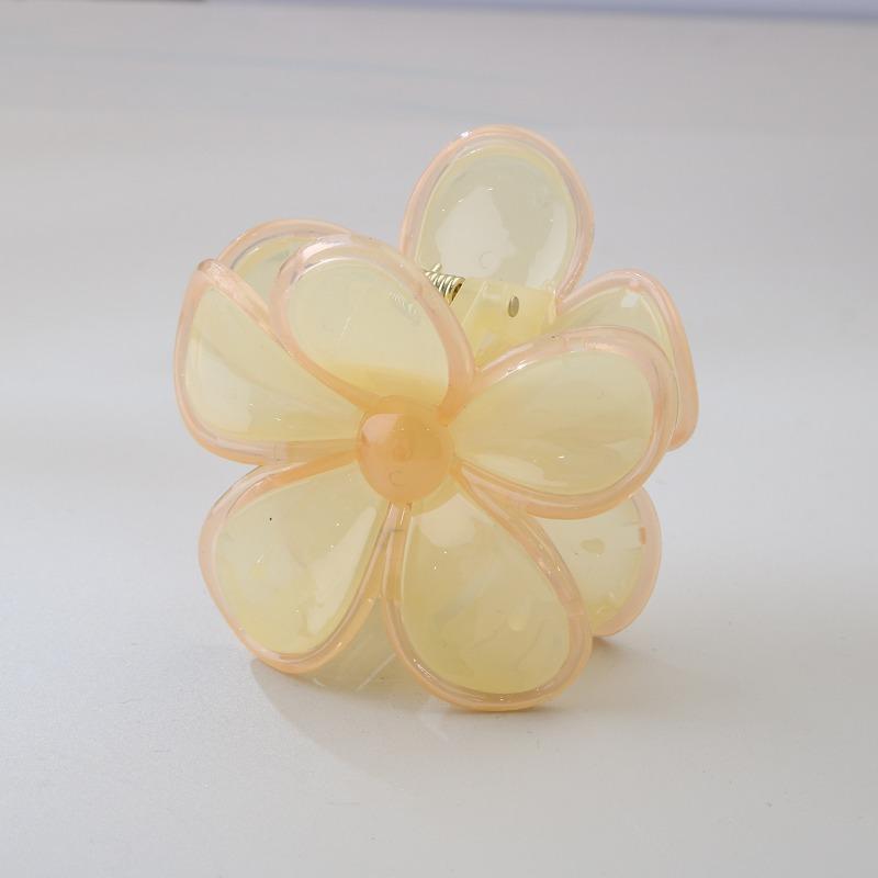 The New Frellia Flower Hairpin for Spring and Summer In Candy Color Is A High-end Hair Accessory with A Flower Back of The Head