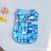 Spring and summer pet clothes, cat and dog clothing, vest cartoon three-dimensional printing, more breathable than a bear