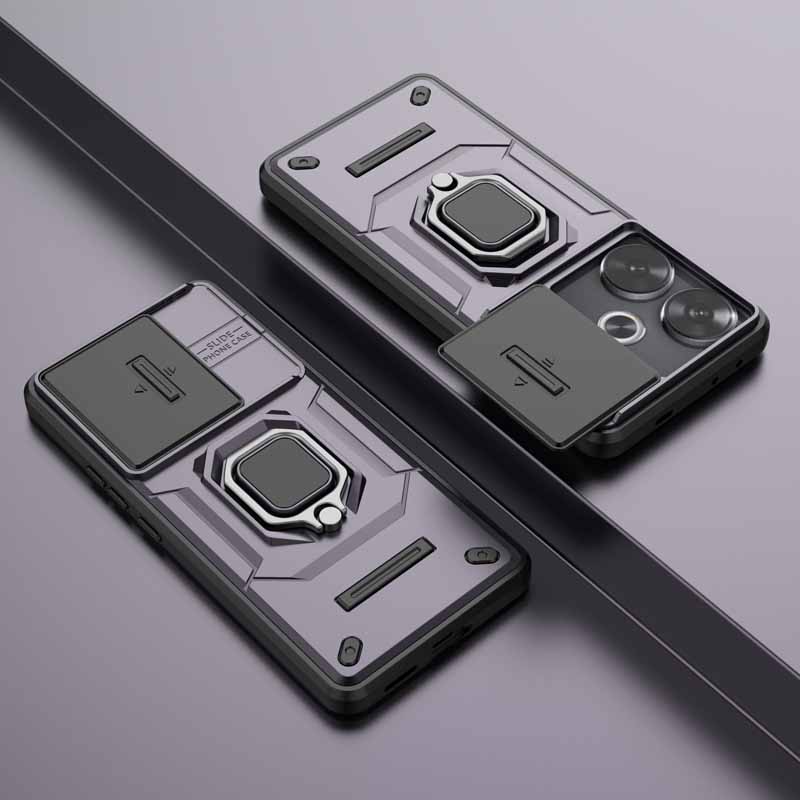 

Для POCO F6 чехол сдвижной объектив камеры защитный чехол для Xiaomi Poco F6 F 6 X5 X6 F5 C65 M6 Pro 4G задний чехол или Redmi Turbo 3 Fundas POCO M6 4G фиолетовый