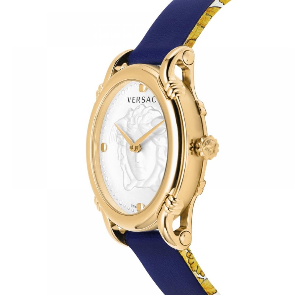  Officially Imported Genuine  VerSace Vepn00420 Safety Pin Women S Leather Watch
