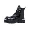 Men's Retro British Style High-Top Martin Boots - Autumn/Winter Thick-Soled Fashionable Large Size Shoes