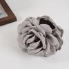 Vintage Solid Color Fabric Fashion Girl Hair Claw Hair Accessory Three-Dimensional Rose Flower Women's Hairpin Elegant Shark 