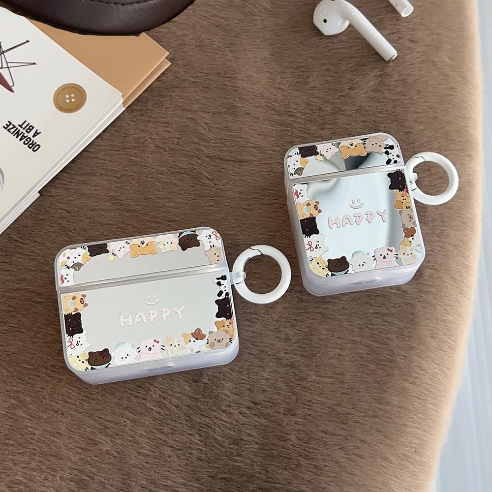 Mirror ins sweet kitten suitable for Apple AirPods1/1 Bluetooth headset case pro1 new 1st generation