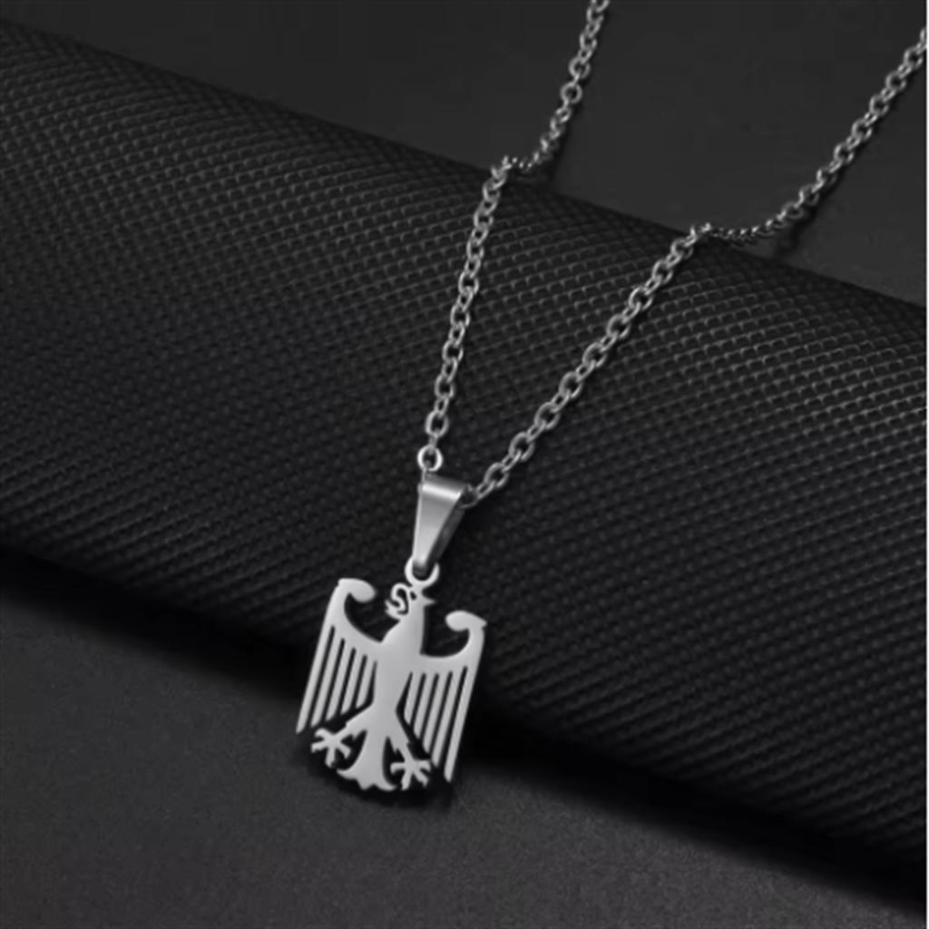 Neue Modische Deutscher Adler Deutsches Nationalwappen Logo Anhänger Halskette für Damen