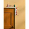 1 pièce Décoration de Cadre de Porte de Noël en Métal, Ornement Festif Suspendu avec Pendentifs pour Fête à Domicile, Cadeau d'Art Mural Moderne pour Porte Table