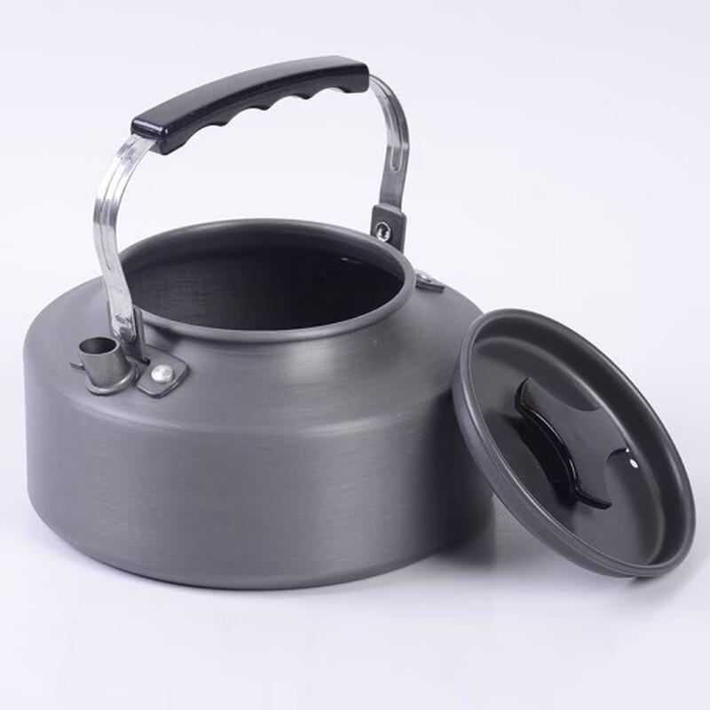ZISIZ Outdoor Camping Hard Anodized Kettle