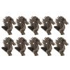 10pcs Jewelry Box Feet Alloy Material Vintage Style Bronze Color Light Weight Box Corner Protectors for Home