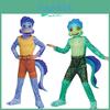 Disney Luca Alberto Cosplay Costume Set For Kids Sea Monster Halloween Carnival Party Jumpsuit With Mask