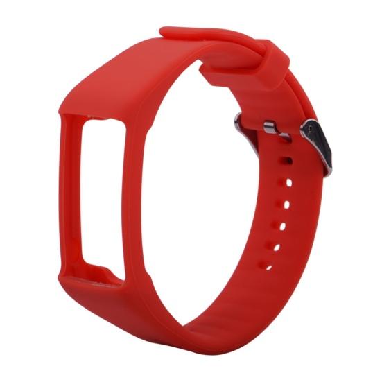 22mm Replacement Silicone Adjustable Wrist Strap Watchband for Polar A360 A370