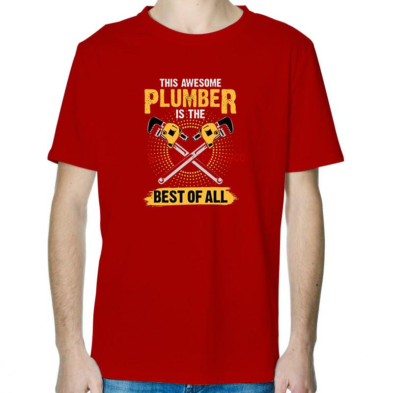 Plumber Gas Pipe Pipefitter Graphic T Shirts Fashion Summer Tees Tops Cotton New Shirts And TShirts Unisex Round Neck TShirt