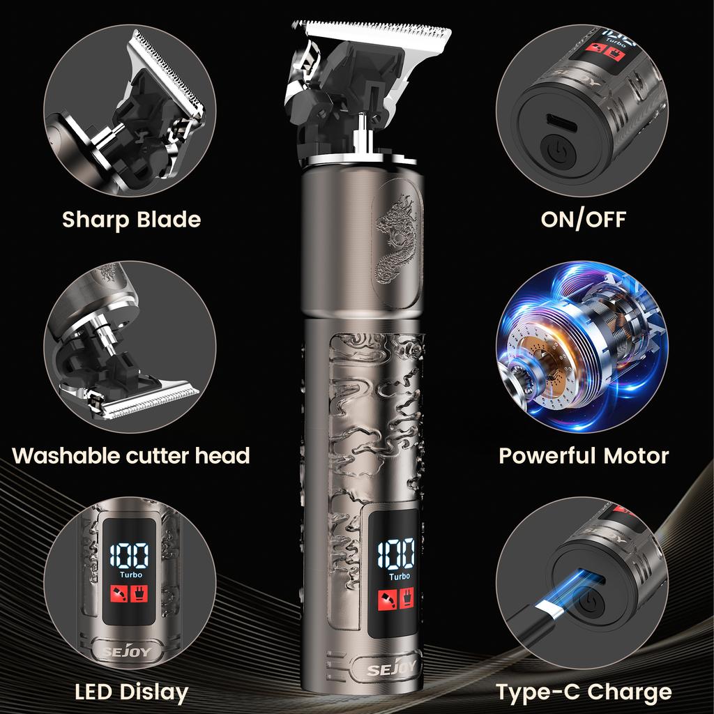 SEJOY Electric Shaver for Men Rechargeable,3D Floating Cutter Head ,Portable Men Beard Hair Trimmer Clipper