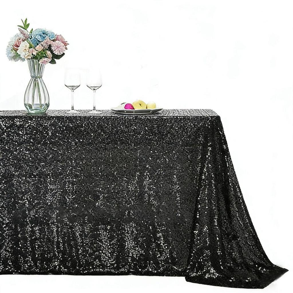 Sequined Tablecloth for Weddings, Banquets, and Parties - Rectangular Large Decoration