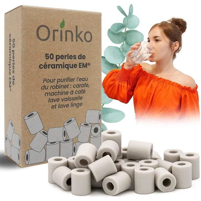 Perles de céramique grises em® x50 (boîte)