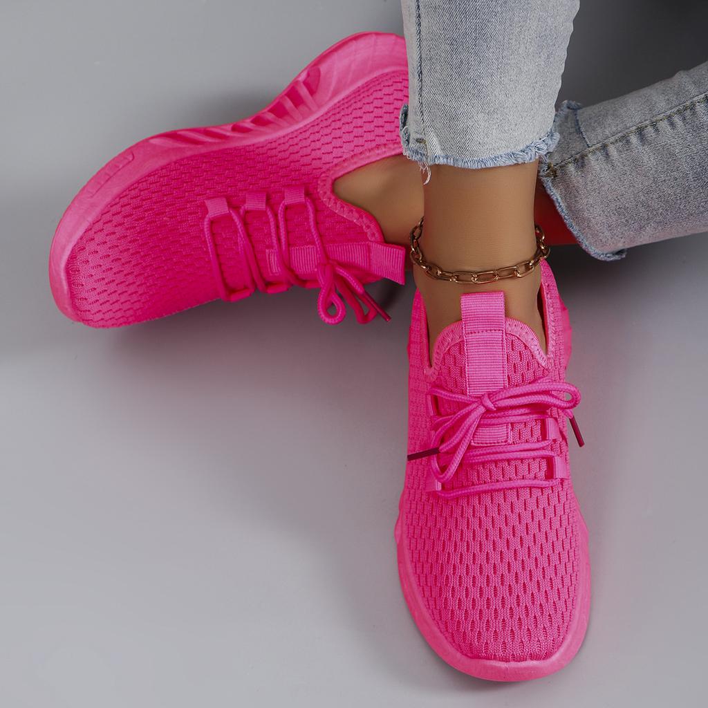 Women's Summer Breathable Mesh Flat Shoes Women's Shoes Casual Sports Shoes