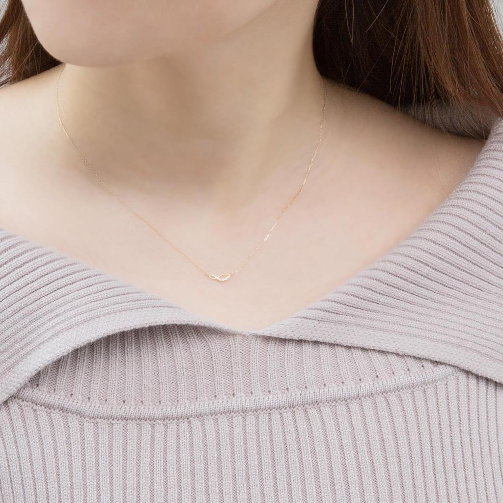 Estelle Official Women's Necklace, 10K Yellow Gold with White Topaz, 0351-1418-0041-0000