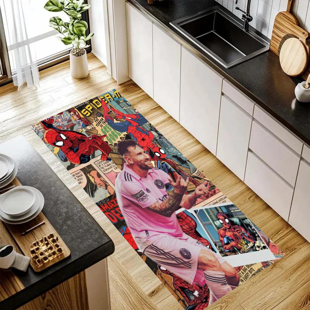 Messi Nonslip Kitchen Mat Floor Carpet Rug For Indoors Outdoors Home Decor Room Supplies Spring Decor
