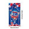 Decorative Design Happy 4th of July Celebration Banner for Holiday Party Indoor Decoration Patriotic Event