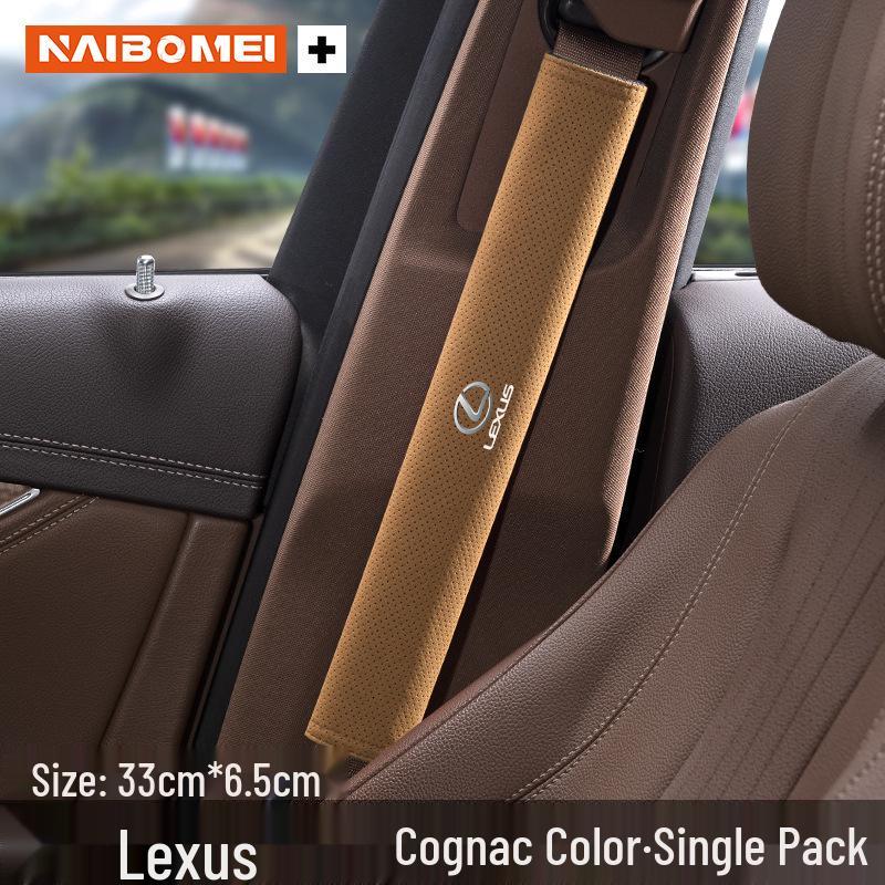 Lexus LS/ES/IS/RX/UX/NX/CT Seat Belt Shoulder Protectors To Prevent Neck Chafing.