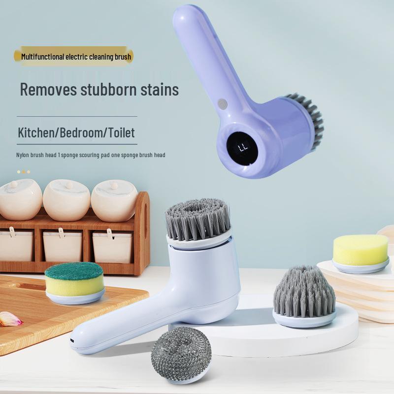 Cordless Electric Cleaning Brush for Kitchen, Bathroom, and Shoes – Multifunctional Handheld Gadget
