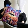 Hot Game R-Robloxs-X Cool Pillow Covers Cartoon Sofa Decorative Home Double-sided Printing Short Plush Cute Cushion Cover