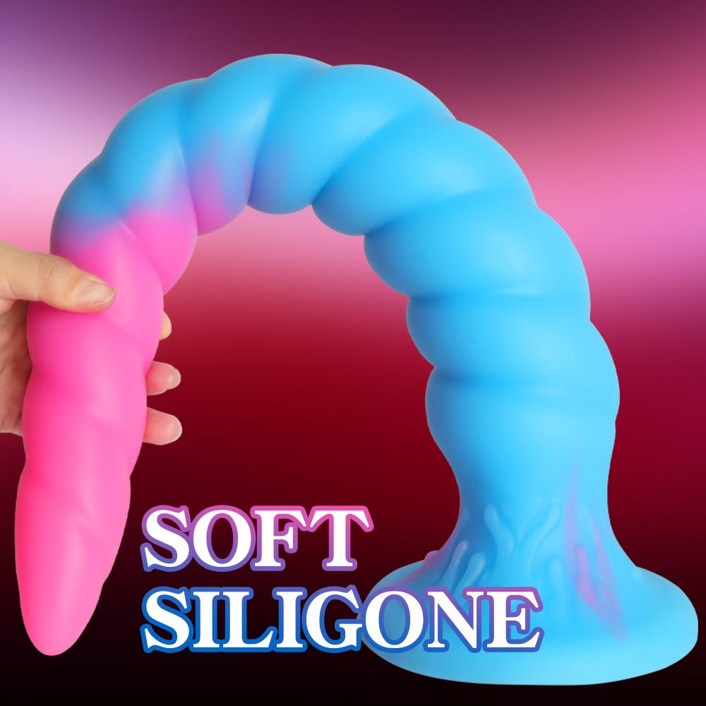 Super Long Huge Anal Plug Deeper Stimulation ButtPlug Dilator Ass Plug Vagina Massage Prostate G-spot Stimulator Adult Men Women Vaginal Sex Toy