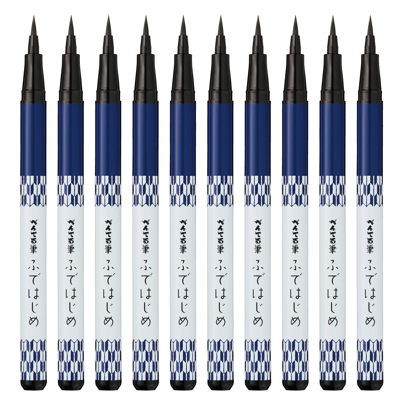 

Pentel Brush Pentel Fude Arrow Feather 10 Pieces Pen, Brush, Hajime, Pattern, XGFD40CA1-A