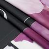 EOBTAIN Perfume Girly Shower Curtain Hello Gorgeous Makeup Hot Pink Floral Shower Curtains for Bathroom Black and White Stripe Watercolor Art