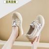 Dexun shoes 2025 summer new retro versatile light breathable cute comfortable lace-up Chinese women's shoes casual shoes