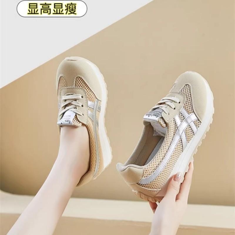 Dexun shoes 2025 summer new retro versatile light breathable cute comfortable lace-up Chinese women's shoes casual shoes