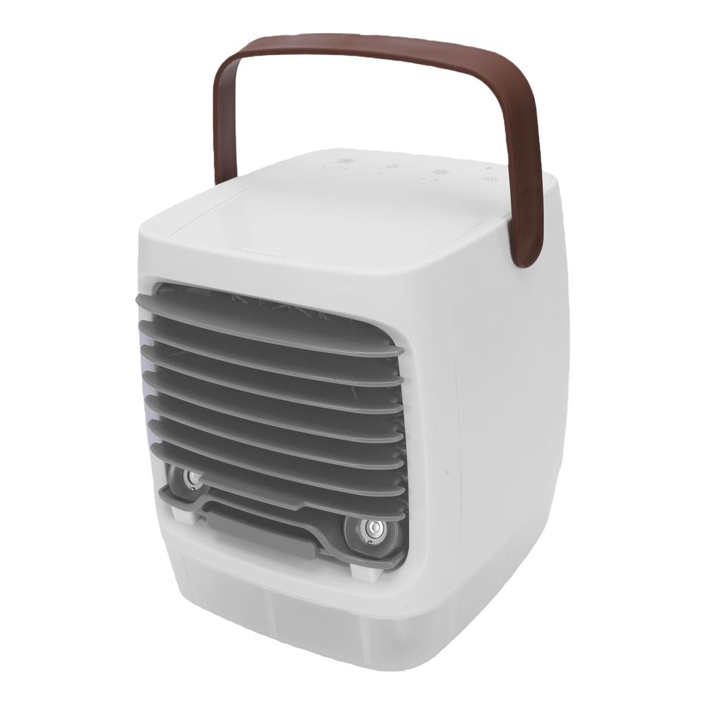 Desktop Air Conditioner Fan USB Charging Cooling Humidifier Night Light Fan for Offices Bedroom Camping