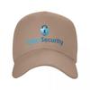 Cyber Security Lock Blue Baseball Cap Sun Cap Luxury Unisex Hat Trucker Cap Christmas Hat Hats Unisex Womens