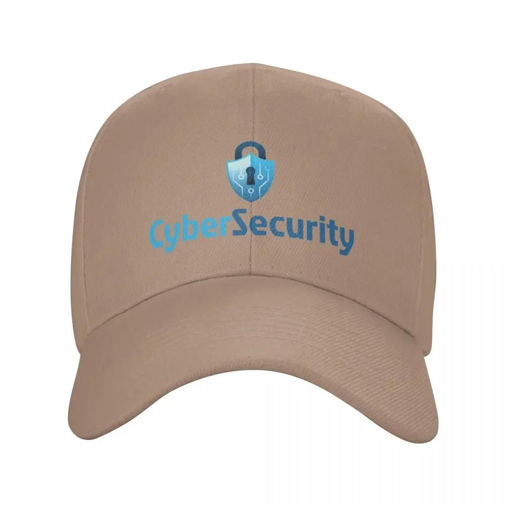 Cyber Security Lock Blue Baseball Cap Sun Cap Luxury Unisex Hat Trucker Cap Christmas Hat Hats Unisex Womens
