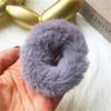 Women Hair Accessories Fluffy Scrunchie Elastic Ponytail Colorful Pom Pom Hair Ties Faux Fur Hair Scrunchies