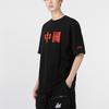 Li Ning Sports Lifestyle Series Text Print Sports Crew Neck Short Sleeve T-Shirt Men Tops Black AHSRC05-2