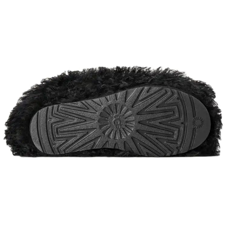 UGG Classic Short Fluff Momma Sheepskin Warm Versatile Slip-On Snow Boots Women Boots Black 1180050-BLK