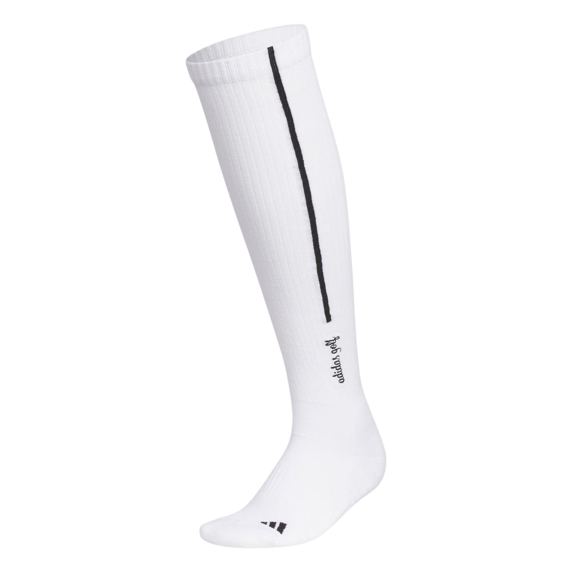 Adidas VERTICAL LINE KNEE SOCKS Crew Socks Women s 1 Pack White/Black IB0472 S