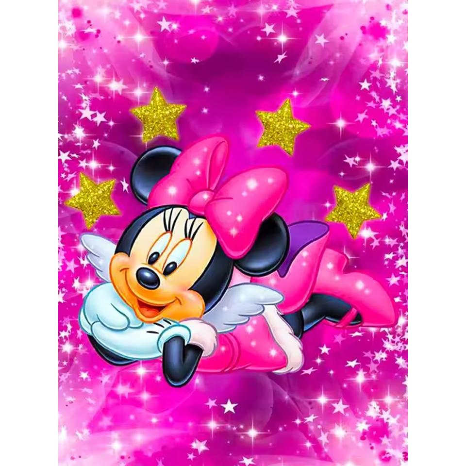 Minnie 5D Diamond Painting Disney Full Diamond Embroidery Cartoon DIY Rhinestone Pictures Cross Stitch Kits Crafts Home Decor