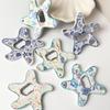 3D Embossed Starfish Fridge Magnet Beach Theme Shape Five-Pointed Star Bottle Opener Gold Stamping Ocean Style Decoration