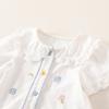 Mamimaka Girls' Leisure Set Summer New Product Embroidery Set