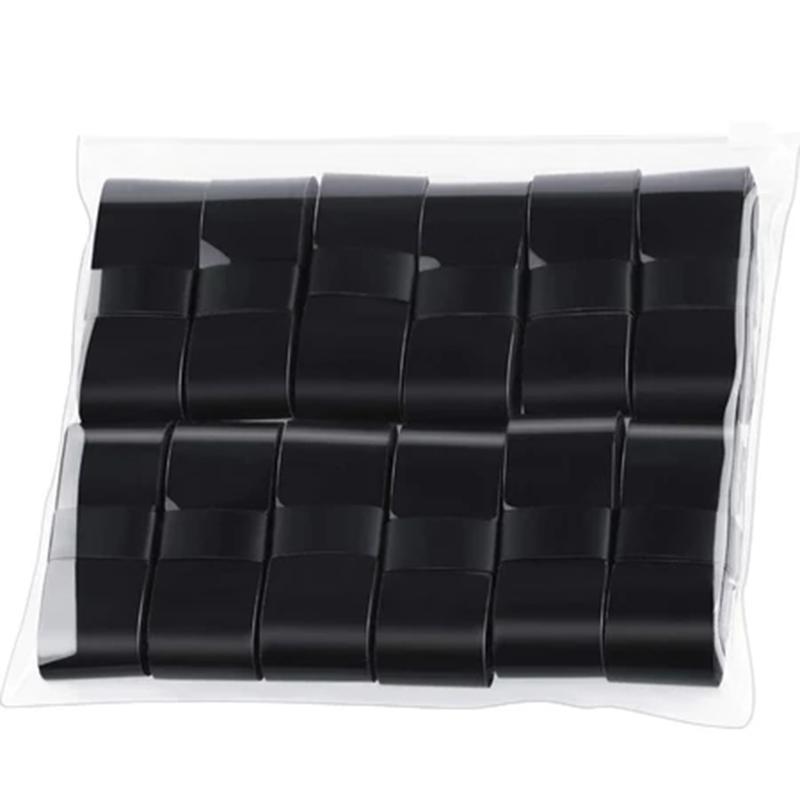12Pcs Racket Grip Tape For Badminton/Sweat-Absorbent Tennis Badminton Racket Grip Tape Overgrips чёрный