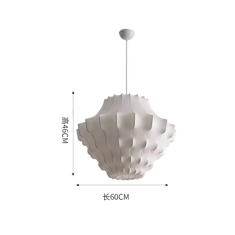 French Designer Silk Multiple Styles Pendant Lamp for Dining Room Kitchen Island Suspension Hanglamp LED Lighting House Fixture