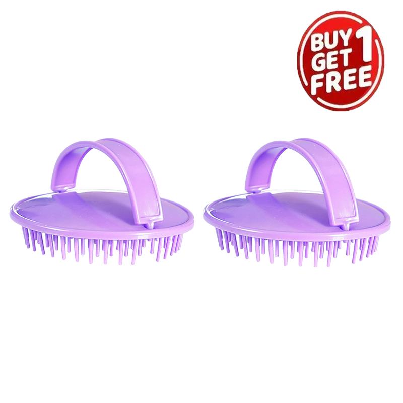 2pcs Head Shampoo Brush Head Massage Hair Washing Comb Scalp Body Shower Brush Care Hair Root Itching Hairbrush Home Salon Tools