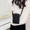 New Fashi Simple Casual Shoulder Messenger Bag, Women's Portable Mobile Phe Bag, Vertical Coin Key Bank Card Shoulder Bag